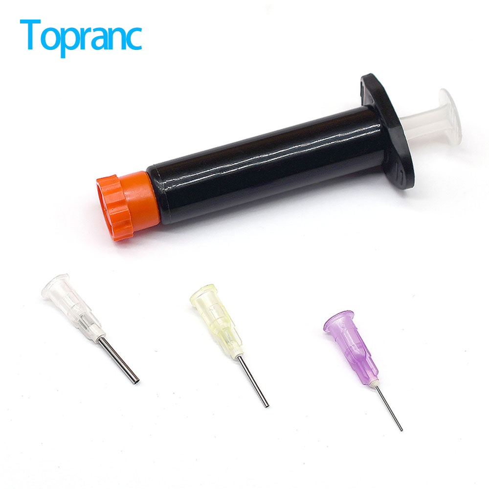 Fishing Line Dispenser - 2세트 블랙 UV 레진 디스펜싱 주사기(3가지