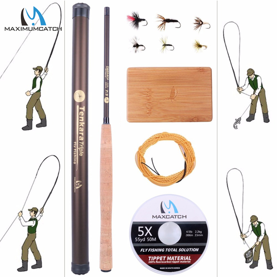 Fishing Line Box - Maximumcatch 9-13FT V-Tenkara 막대 복장 IM10/36T