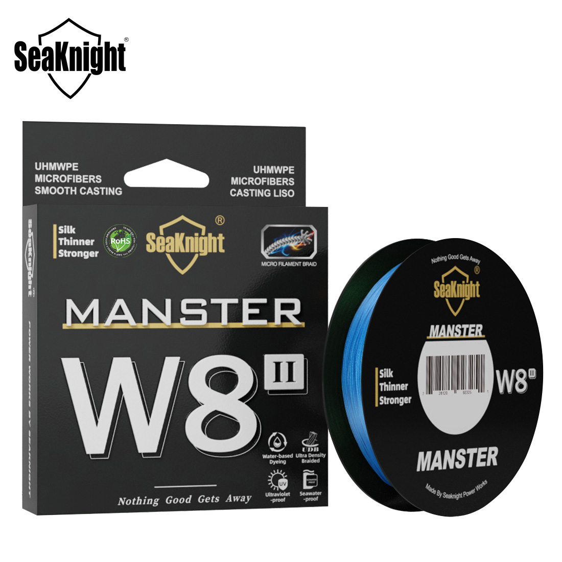 씨나이트 브랜드 W8 II 300M PE 낚싯줄 8합사 - Ice Fishing Line 리뷰 및 가격