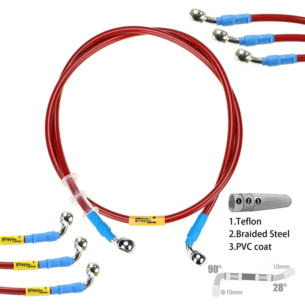 400mm-2400mm 브레이크 호스 유압 DOT 라인 - Braided Line 리뷰 및 가격